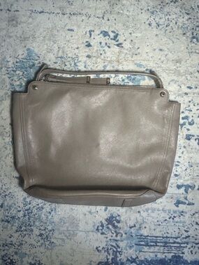 Genuine Leather Bag in Taupe